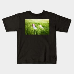 Barley field adventure Spinoni Kids T-Shirt